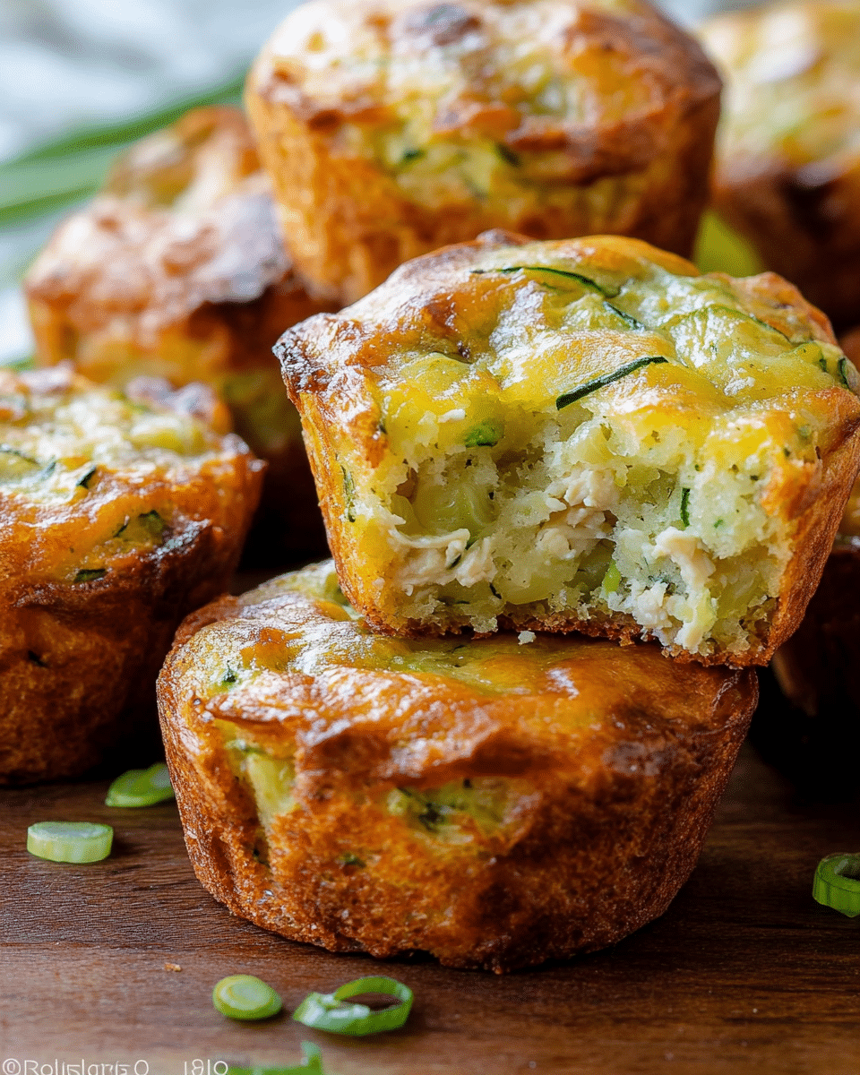 Chicken Zucchini Muffins