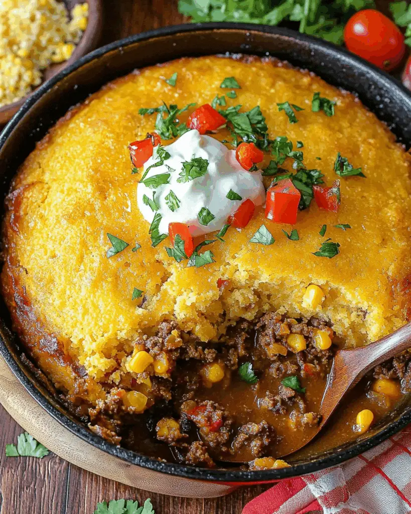 Cowboy Cornbread Casserole