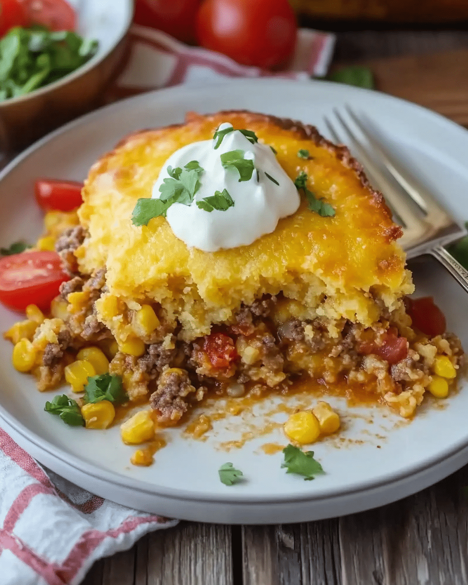 Cowboy Cornbread Casserole