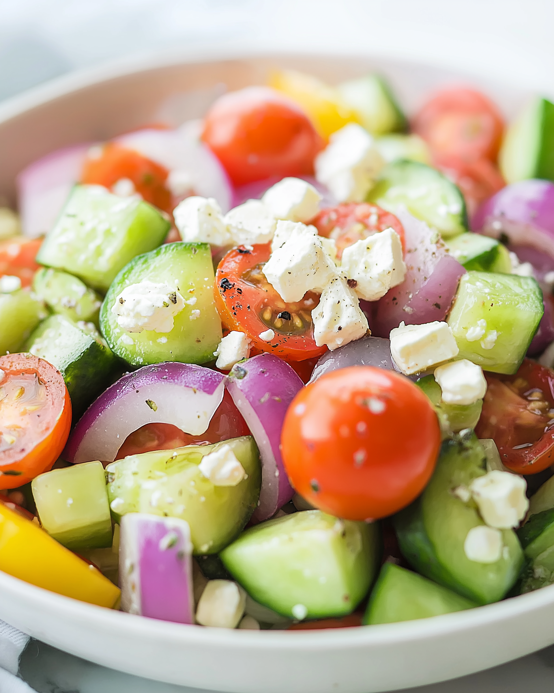 Cucumber Tomato Avocado Salad