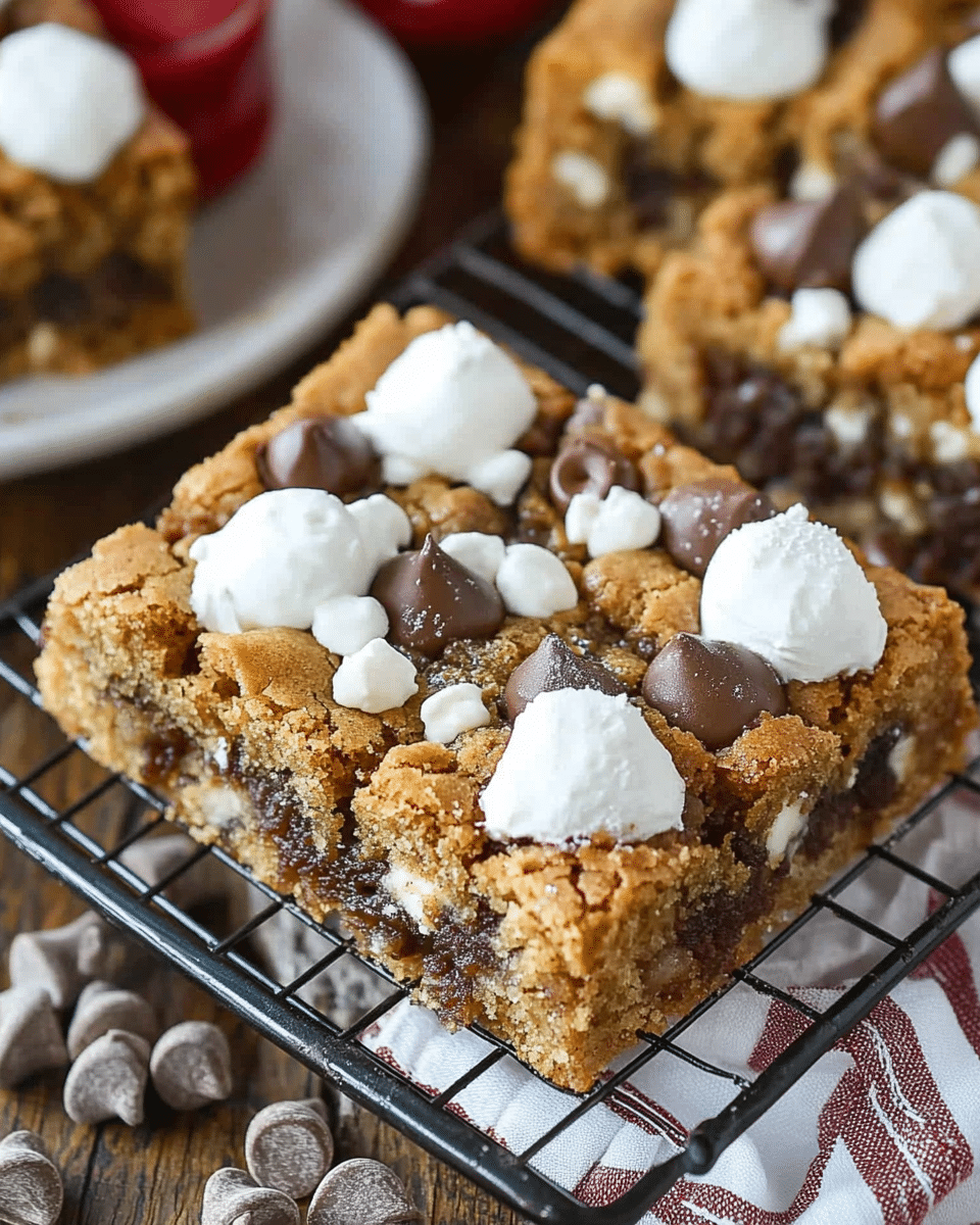 S'mores Cookie Bars