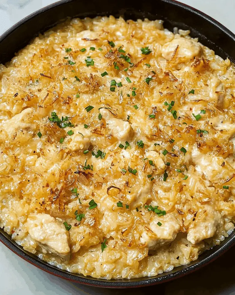 French Onion Chicken Rice