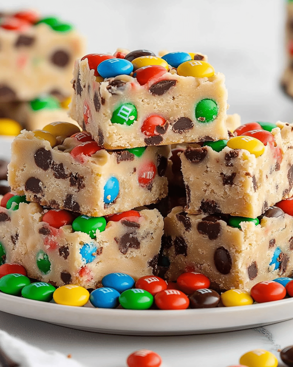 Monster Cookie Dough Fudge
