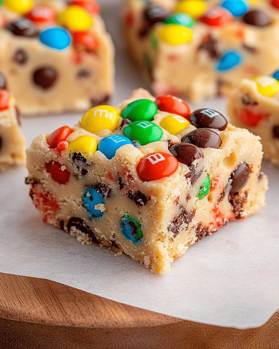 Monster Cookie Dough Fudge
