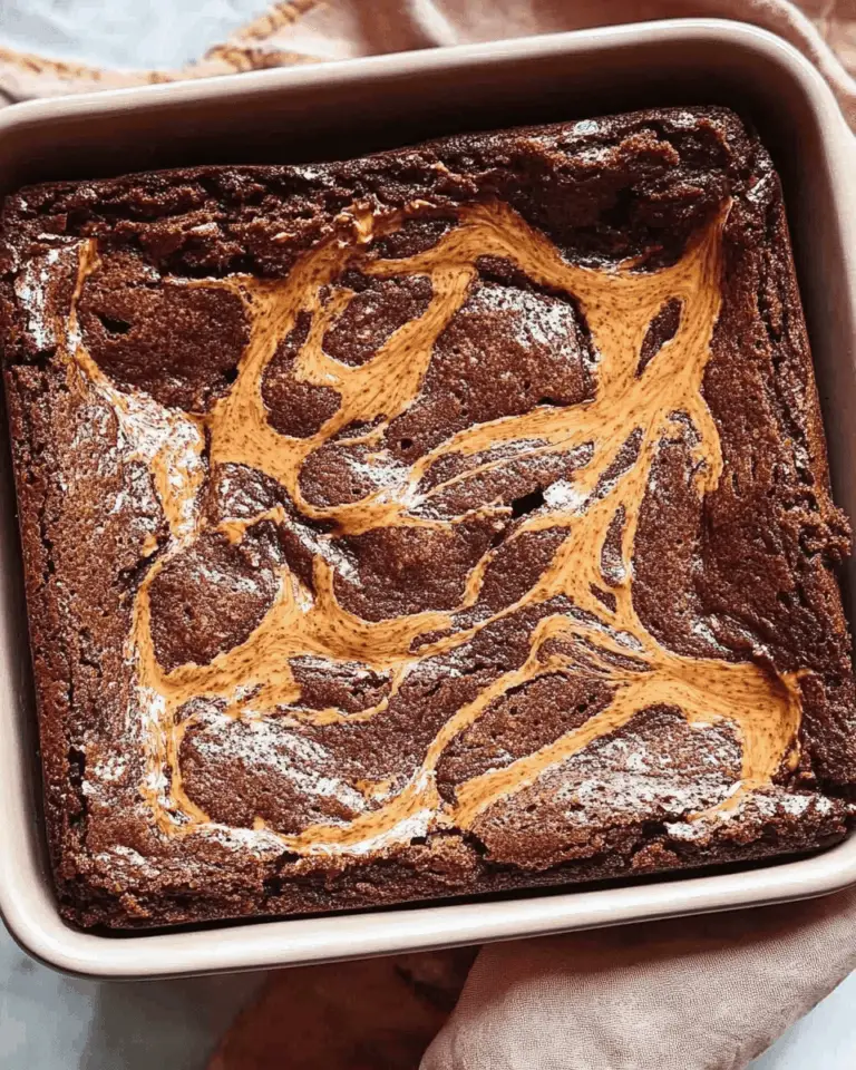 Peanut Butter Stuffed Brownies