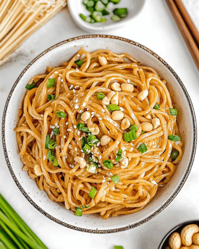 Peanut Noodles