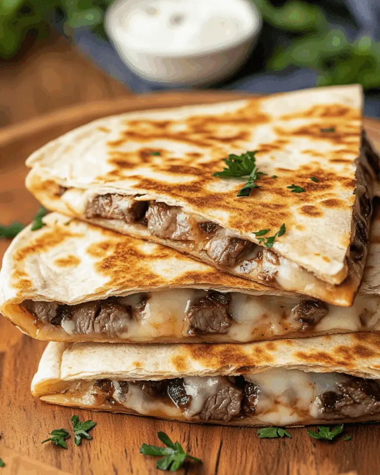 Steak Cheese Blackstone Quesadillas