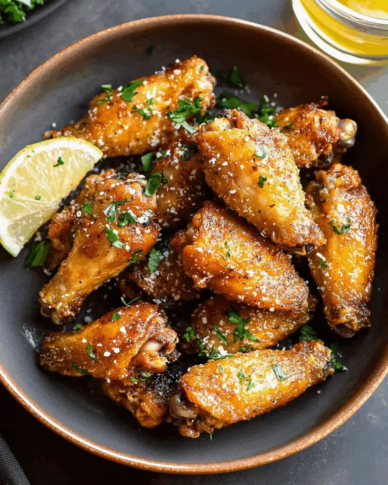 Air Fryer Garlic Parmesan Chicken Wings
