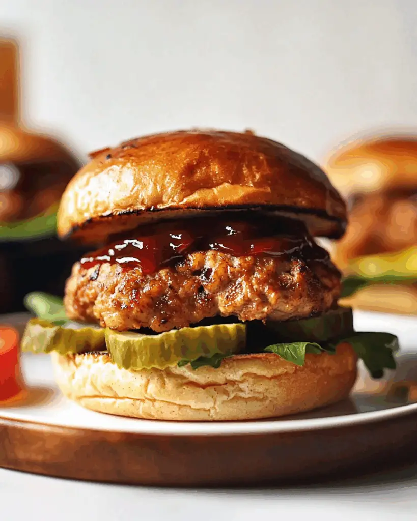 BBQ Turkey Burgers