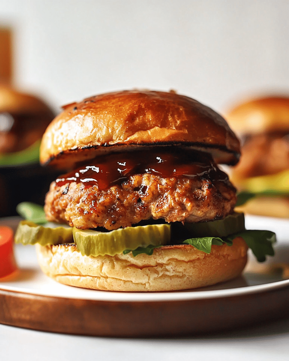BBQ Turkey Burgers