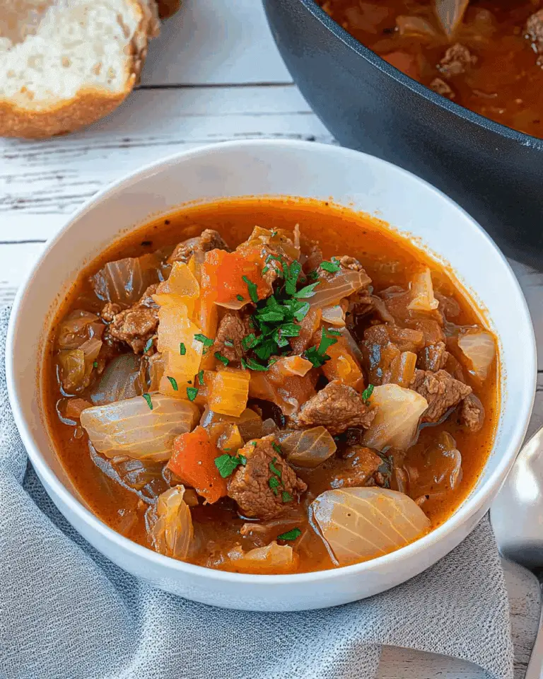 Beef and Cabbage Soup