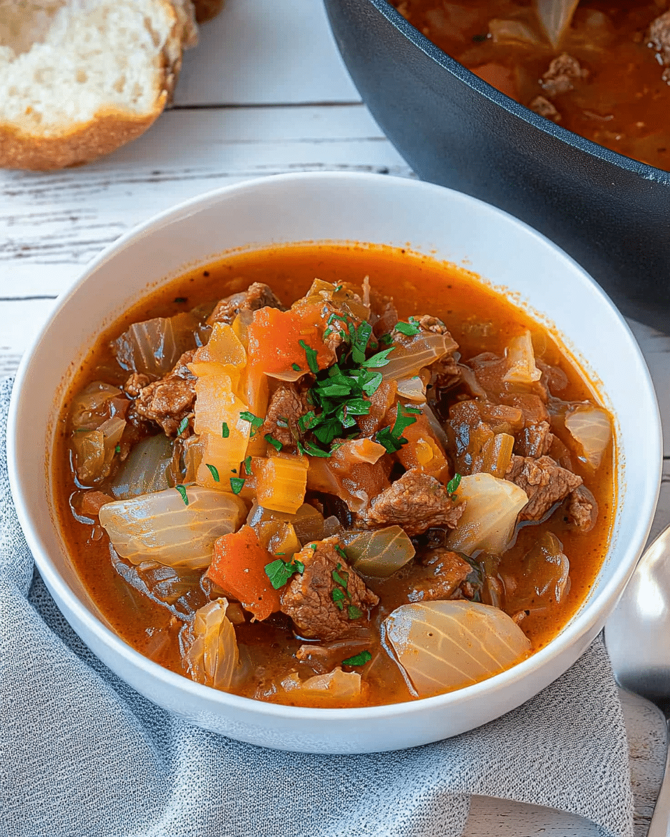 Beef and Cabbage Soup