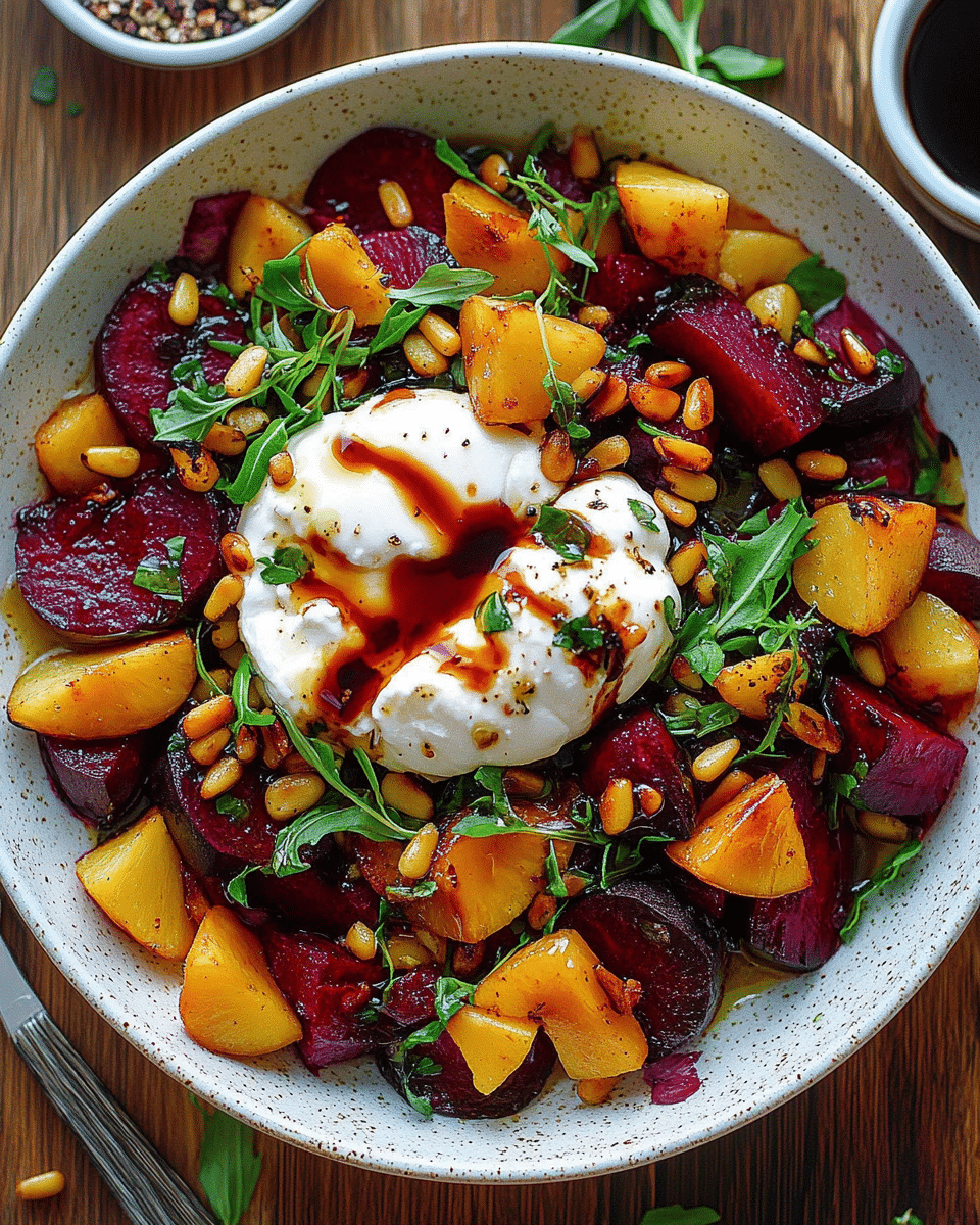 Beet and Burrata Salad