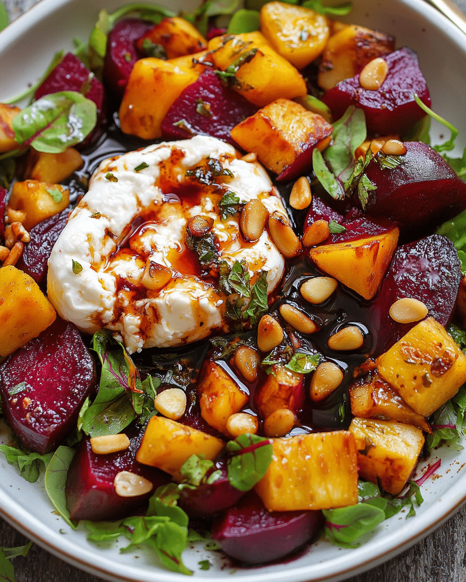 Beet and Burrata Salad