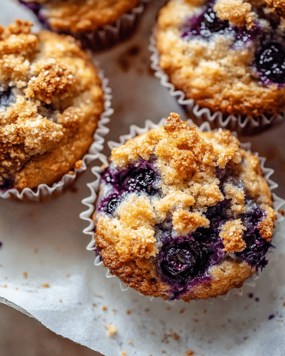 Blueberry Cobbler Muffins