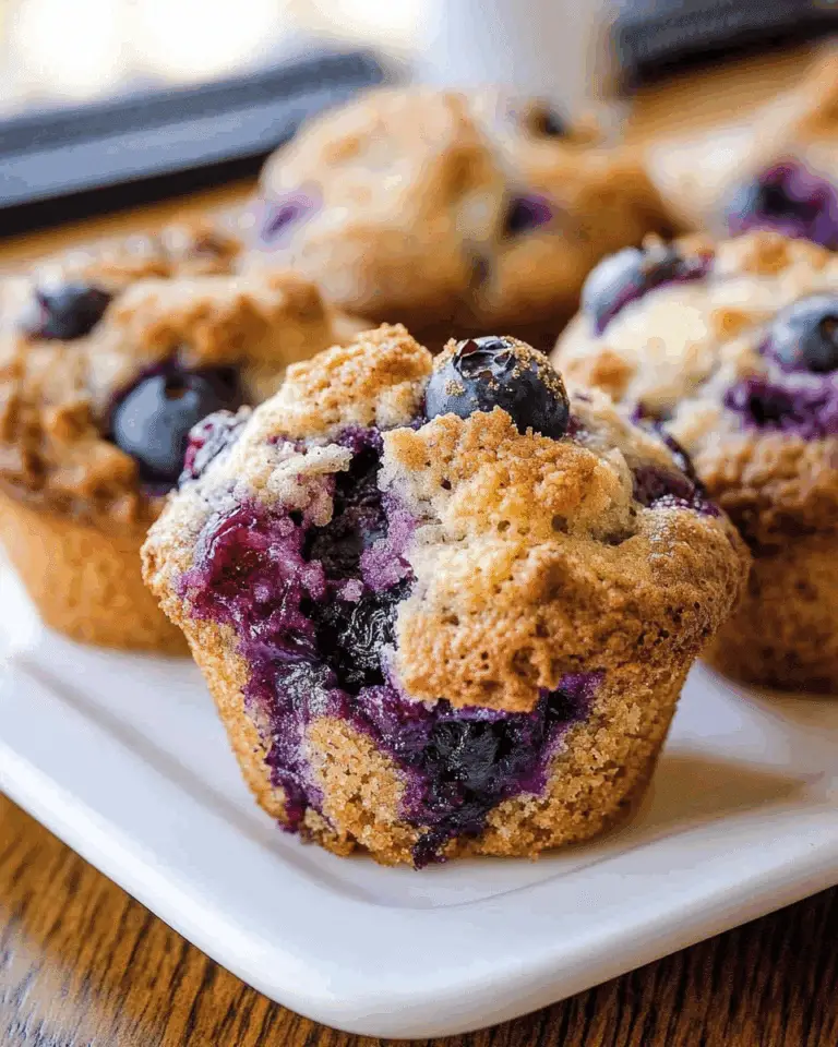 Blueberry Cobbler Muffins