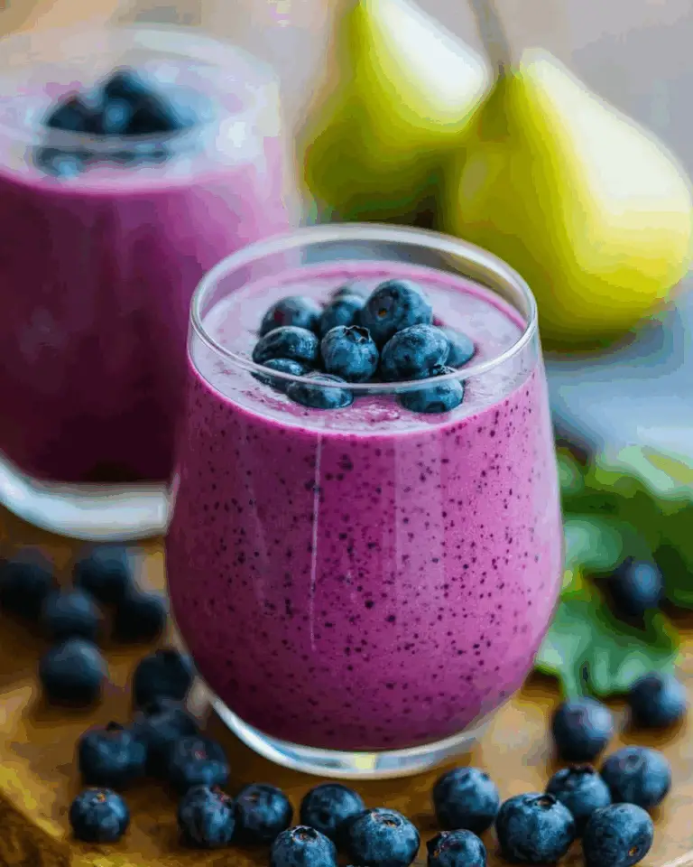 Blueberry Pear Smoothie