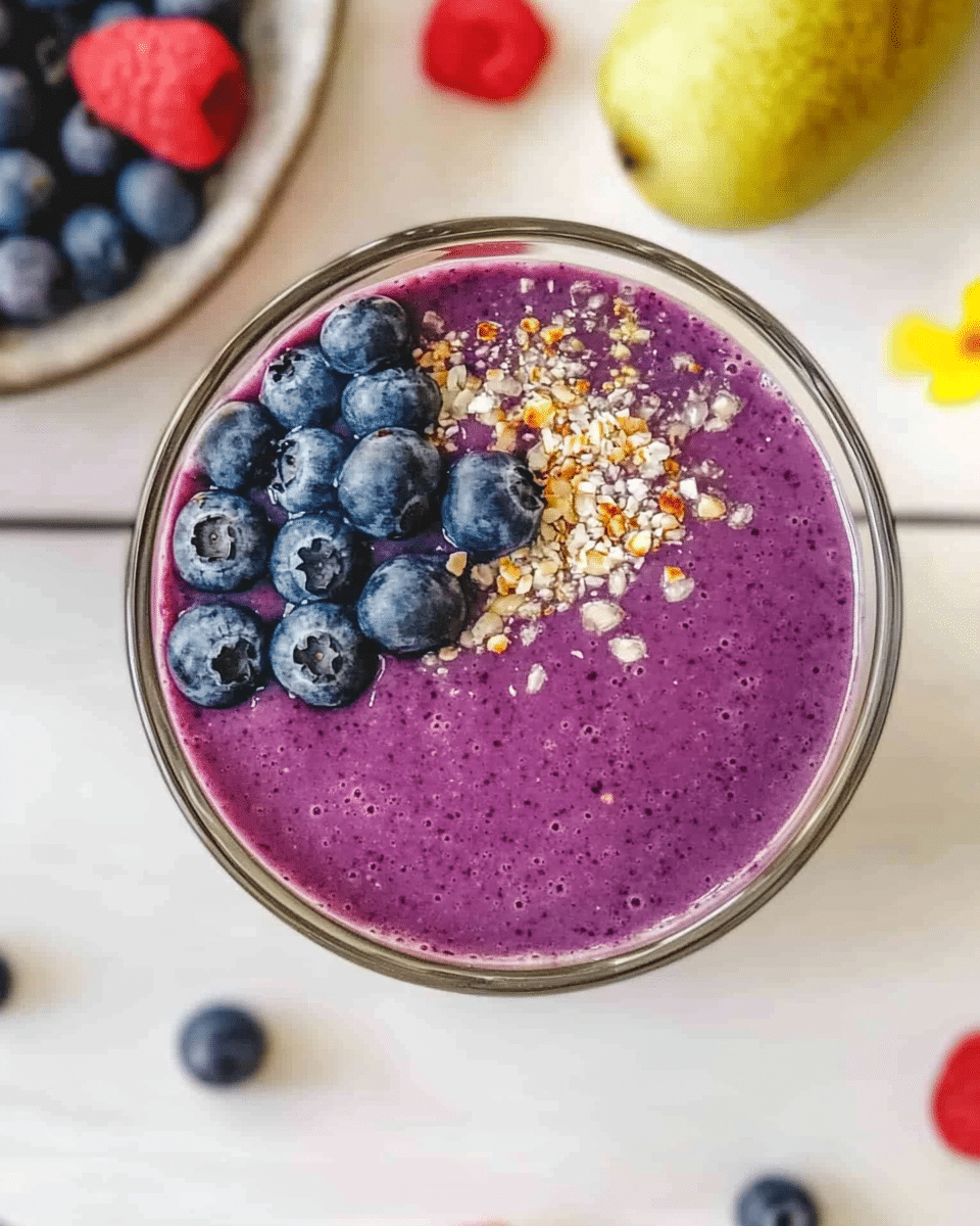 Blueberry Pear Smoothie