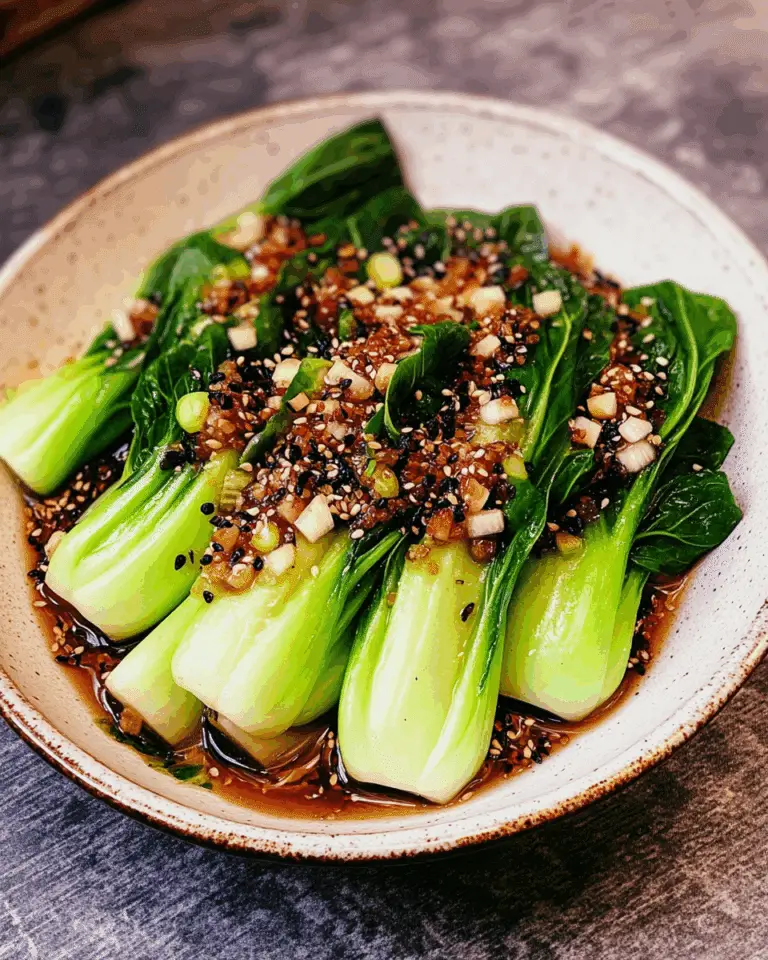 Restaurant Style Bok Choy with Garlic Sauce