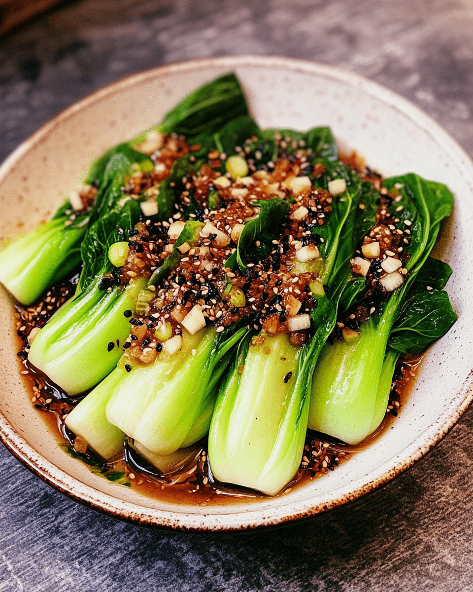 Restaurant Style Bok Choy with Garlic Sauce