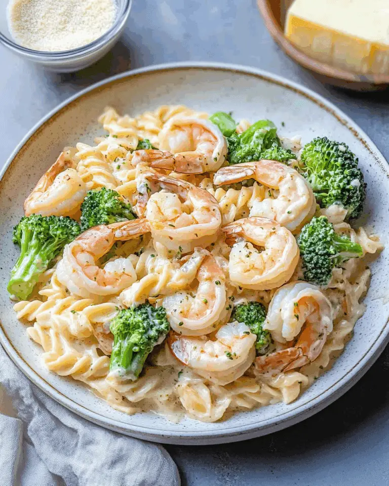 Broccoli Shrimp Alfredo