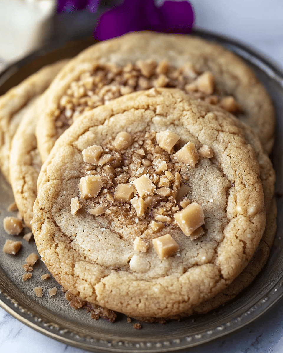 Brown Butter Toffee Cookies