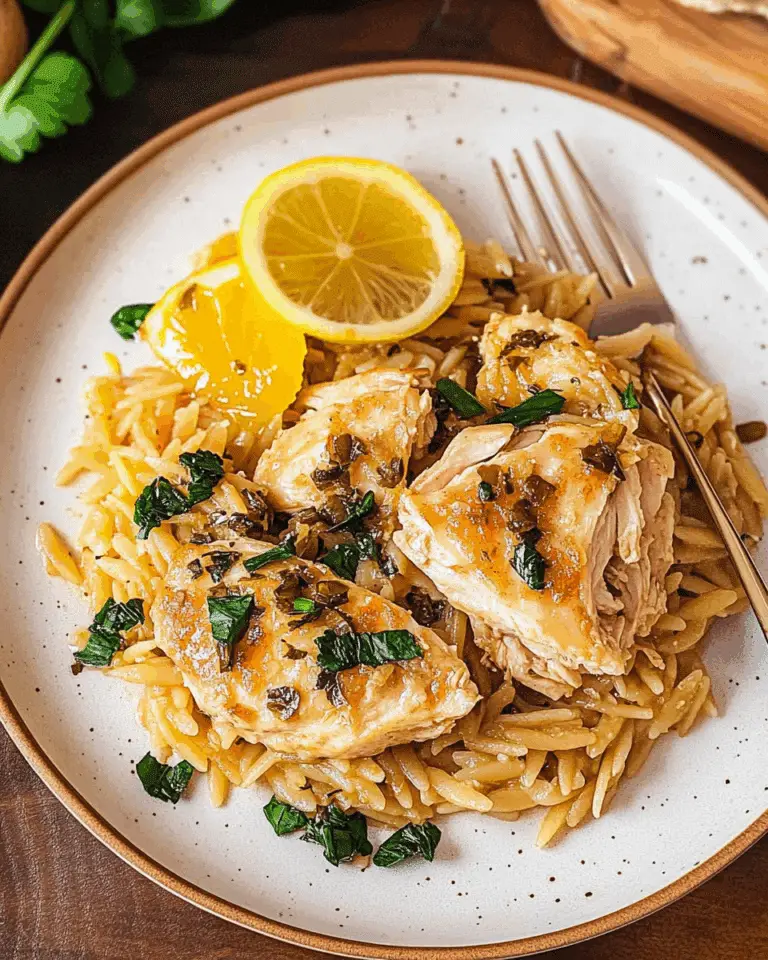 Chicken Piccata Orzo