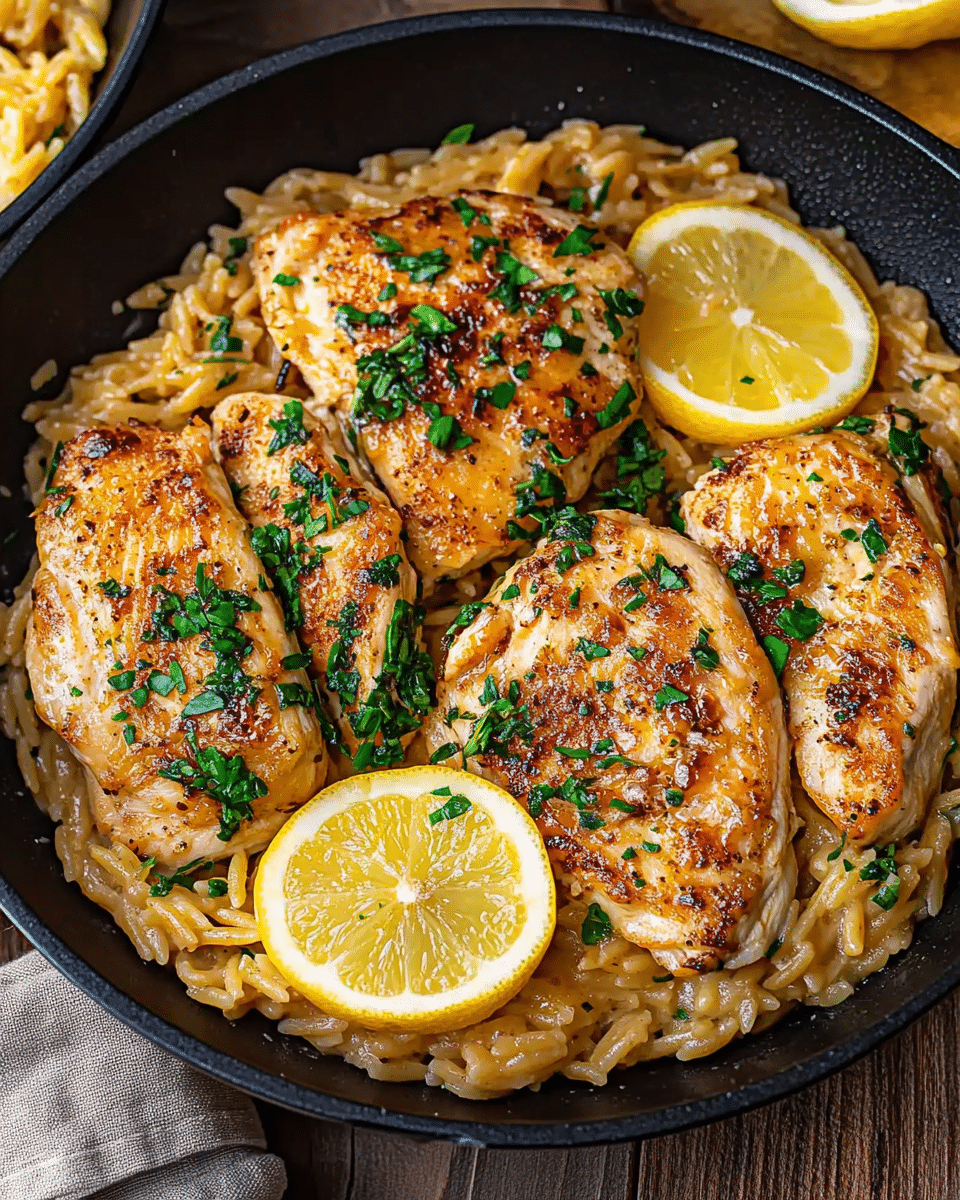 Chicken Piccata Orzo