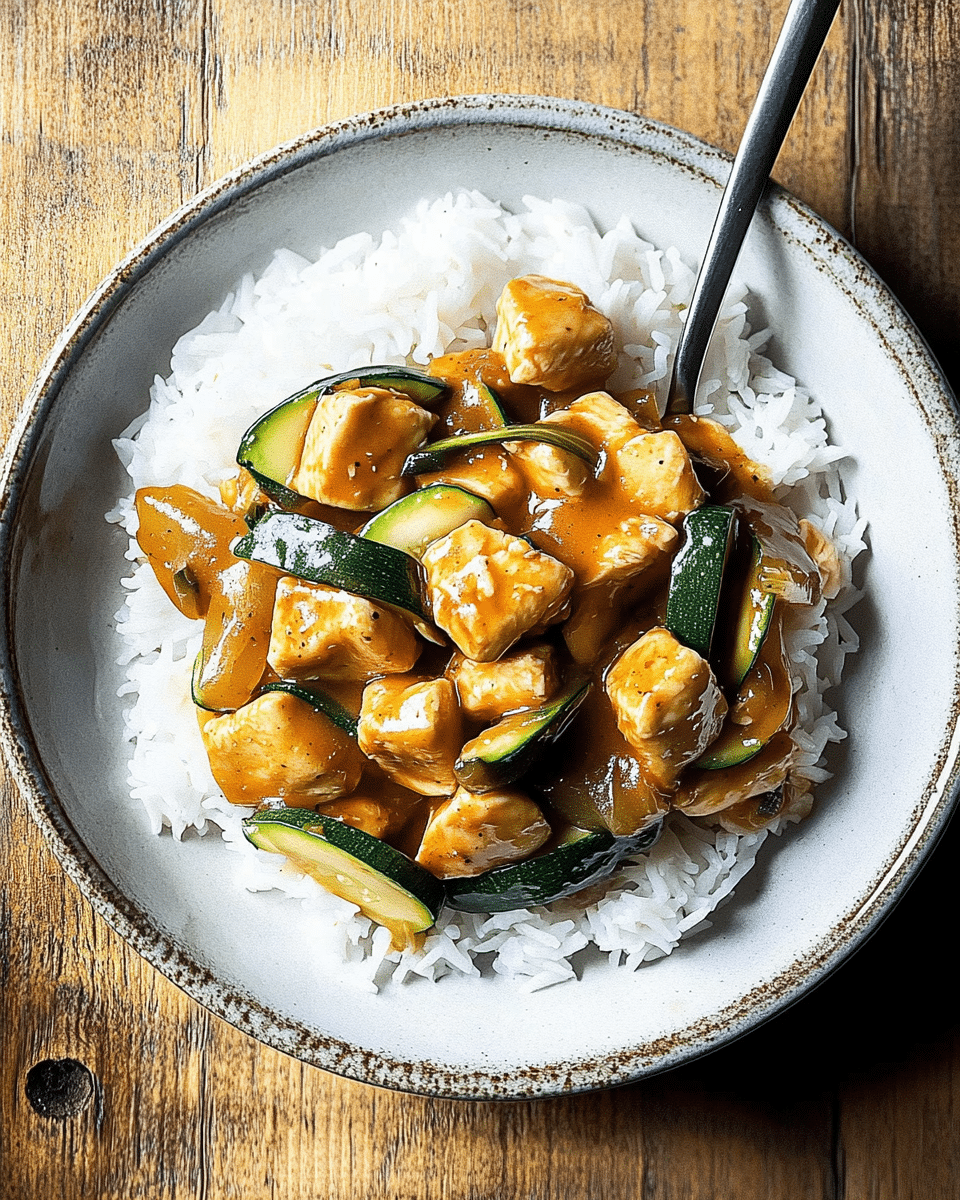 Chicken and Zucchini Stir Fry