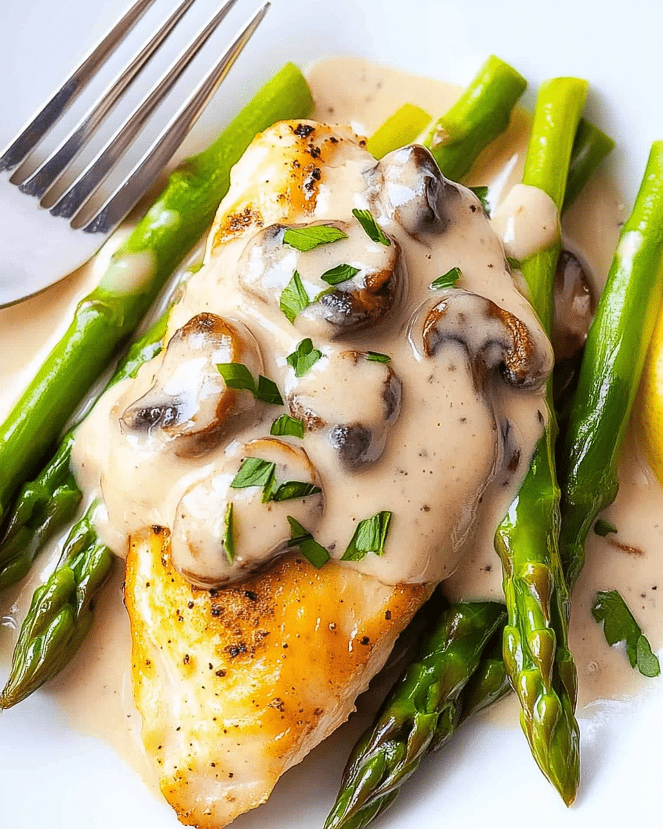 Chicken with Creamy Mushroom Sauce