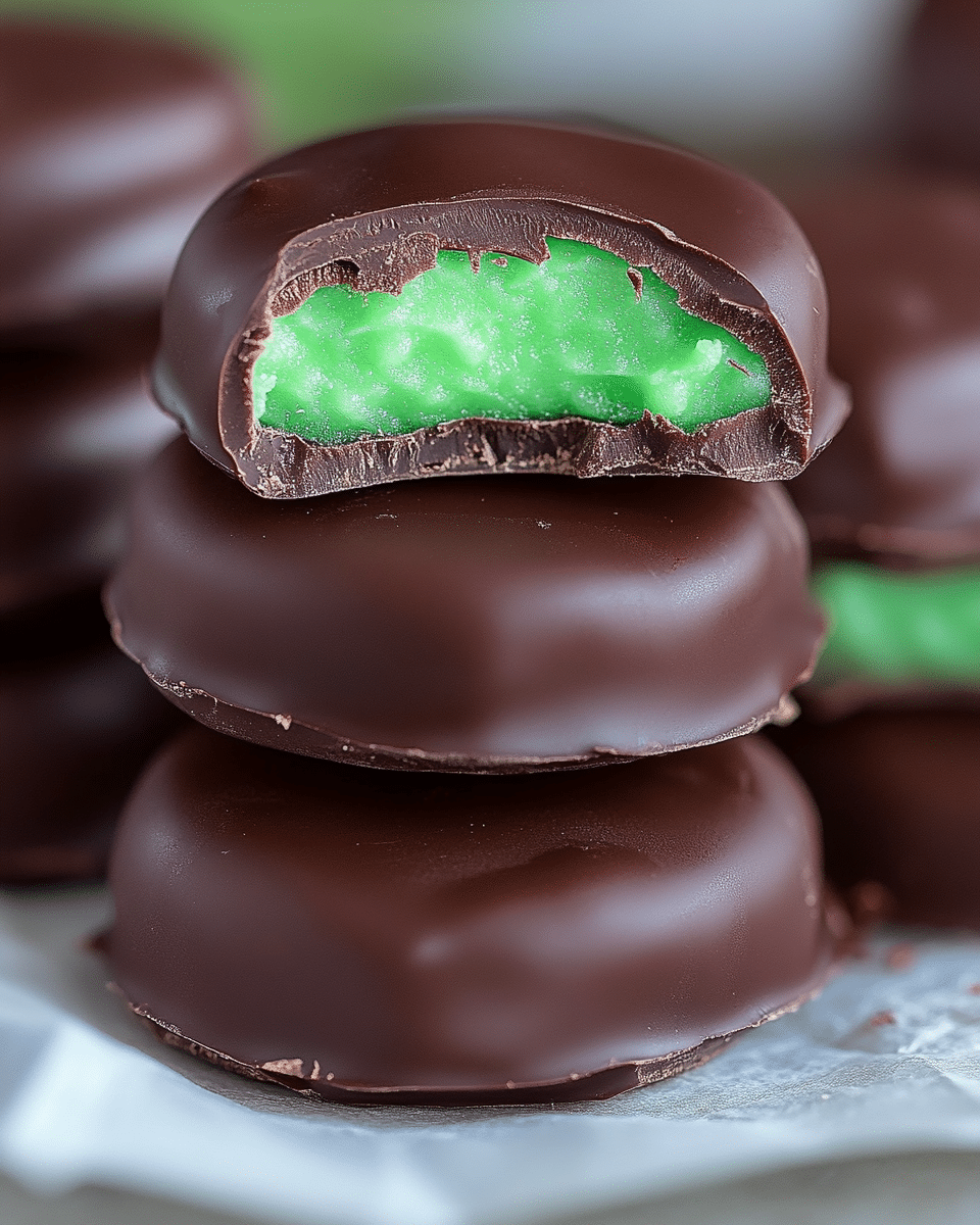 Chocolate Covered Mint Patties