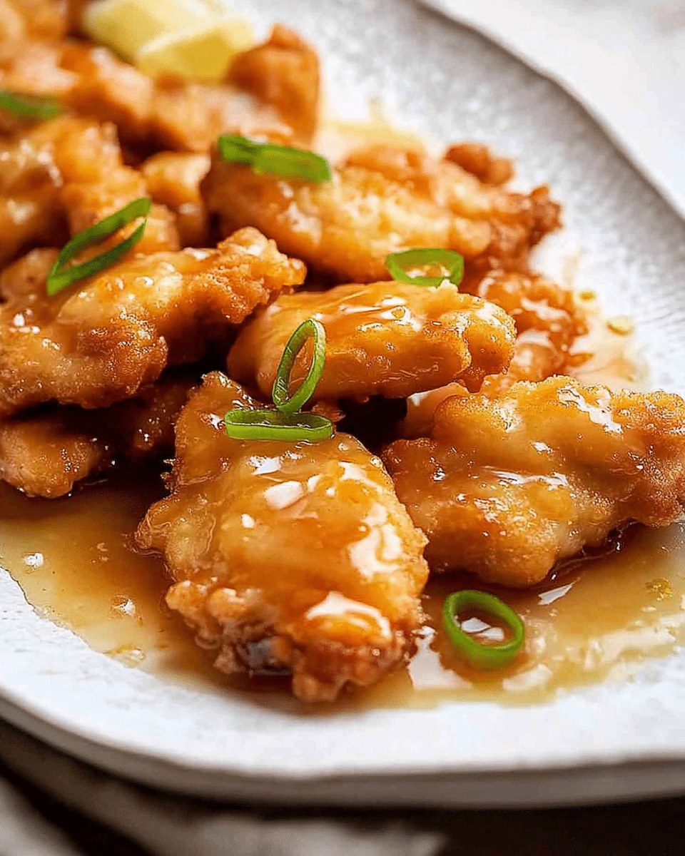 Crispy Chinese Lemon Chicken