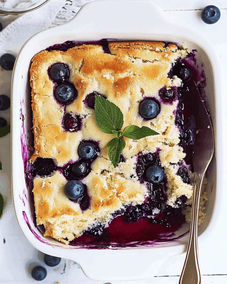 Blueberry Dump Cake