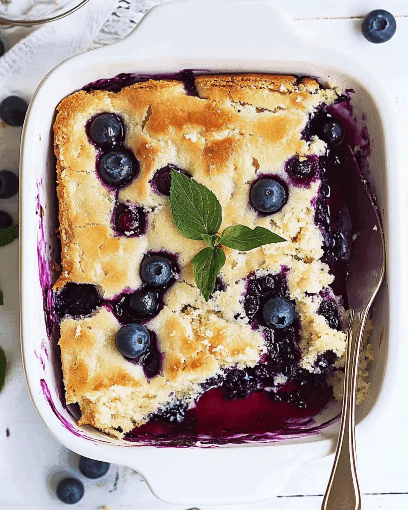 Blueberry Dump Cake