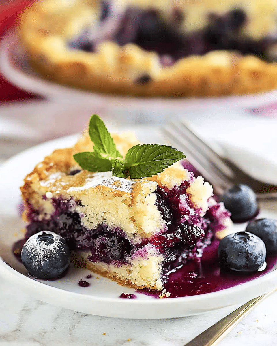 Blueberry Dump Cake