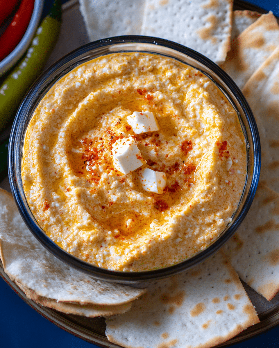 Tyrokafteri (Spicy Greek Feta Dip)