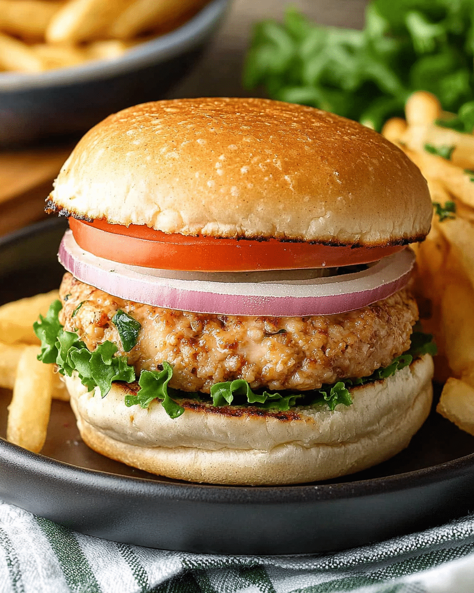 Ground Chicken Burgers