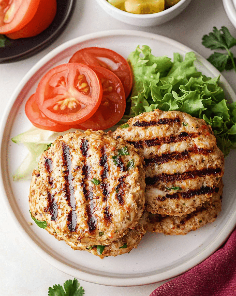 Ground Chicken Burgers