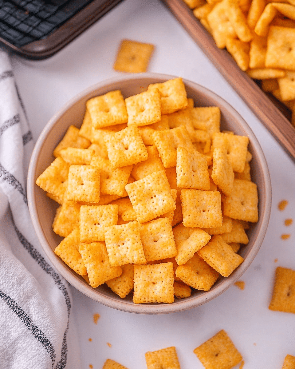 Homemade Cheeze-Its