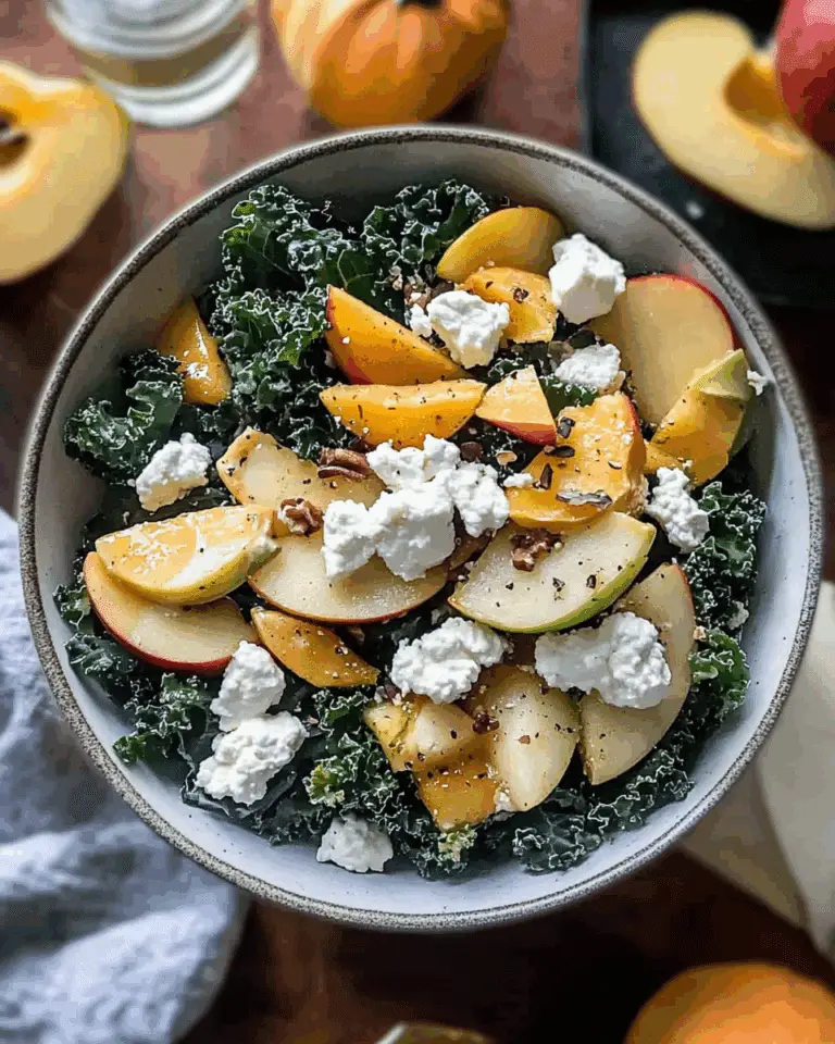 Fall Kale Salad with Maple Tahini Dressing