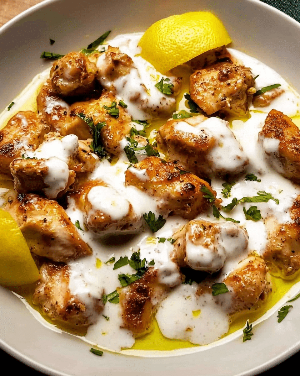 Lebanese Lemon Garlic Chicken