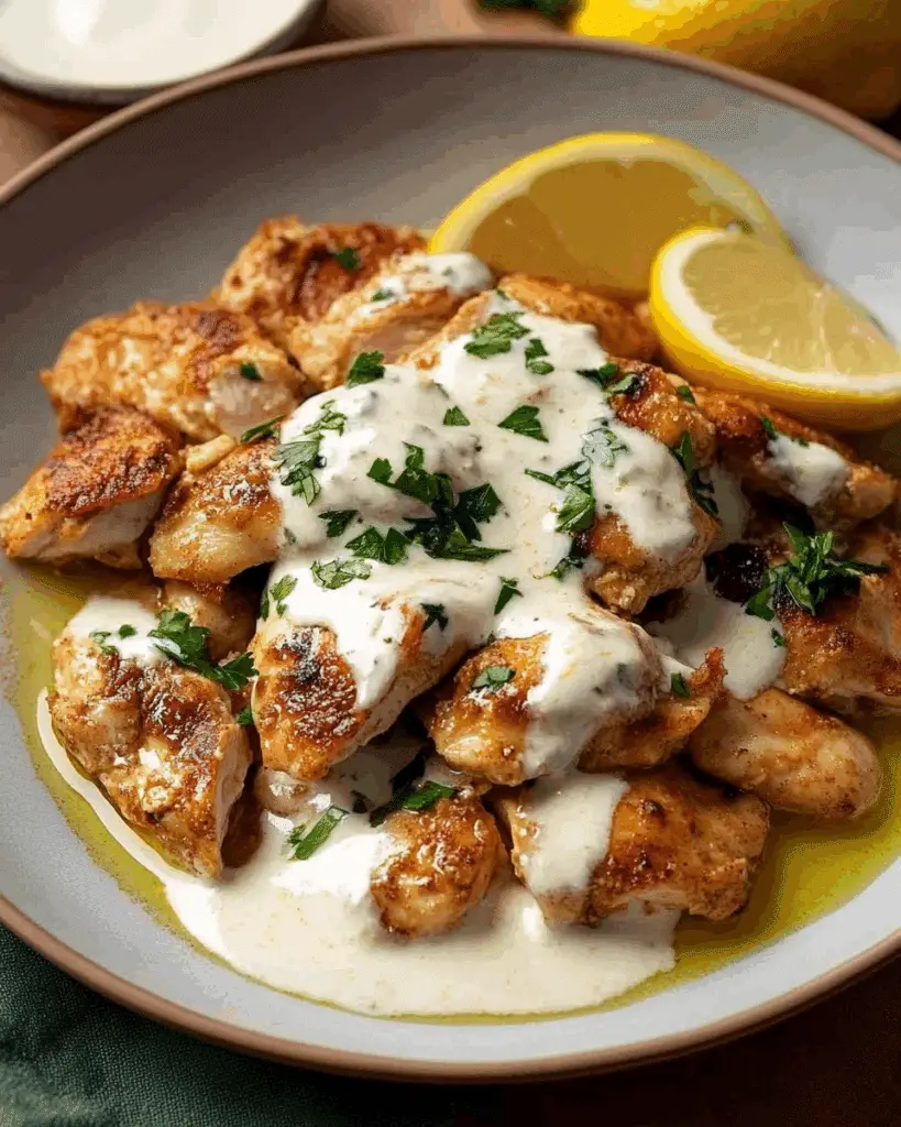 Lebanese Lemon Garlic Chicken