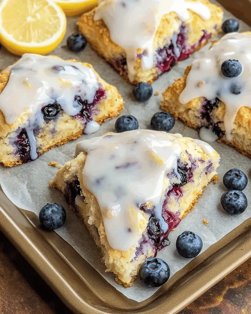 Lemon Blueberry Scones
