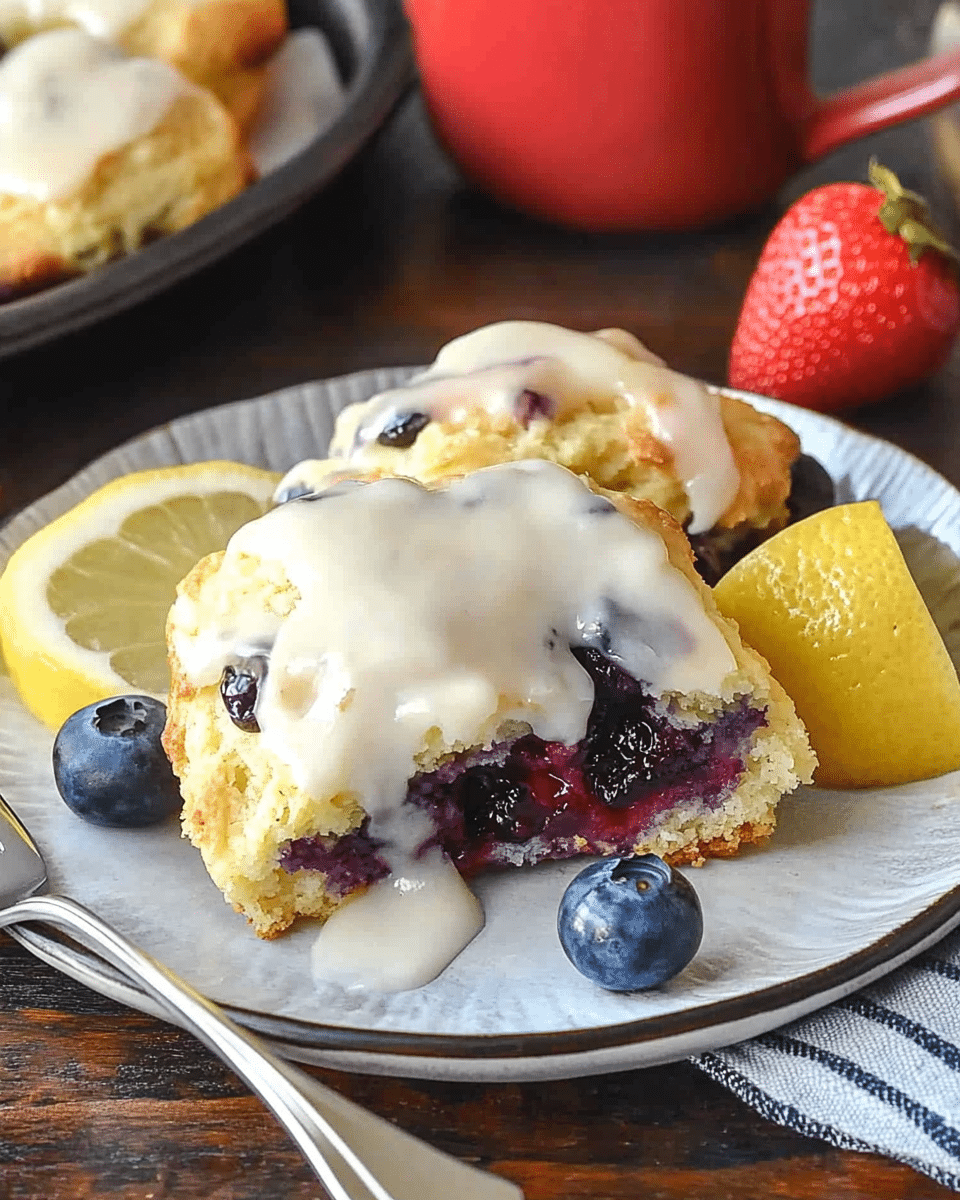 Lemon Blueberry Scones