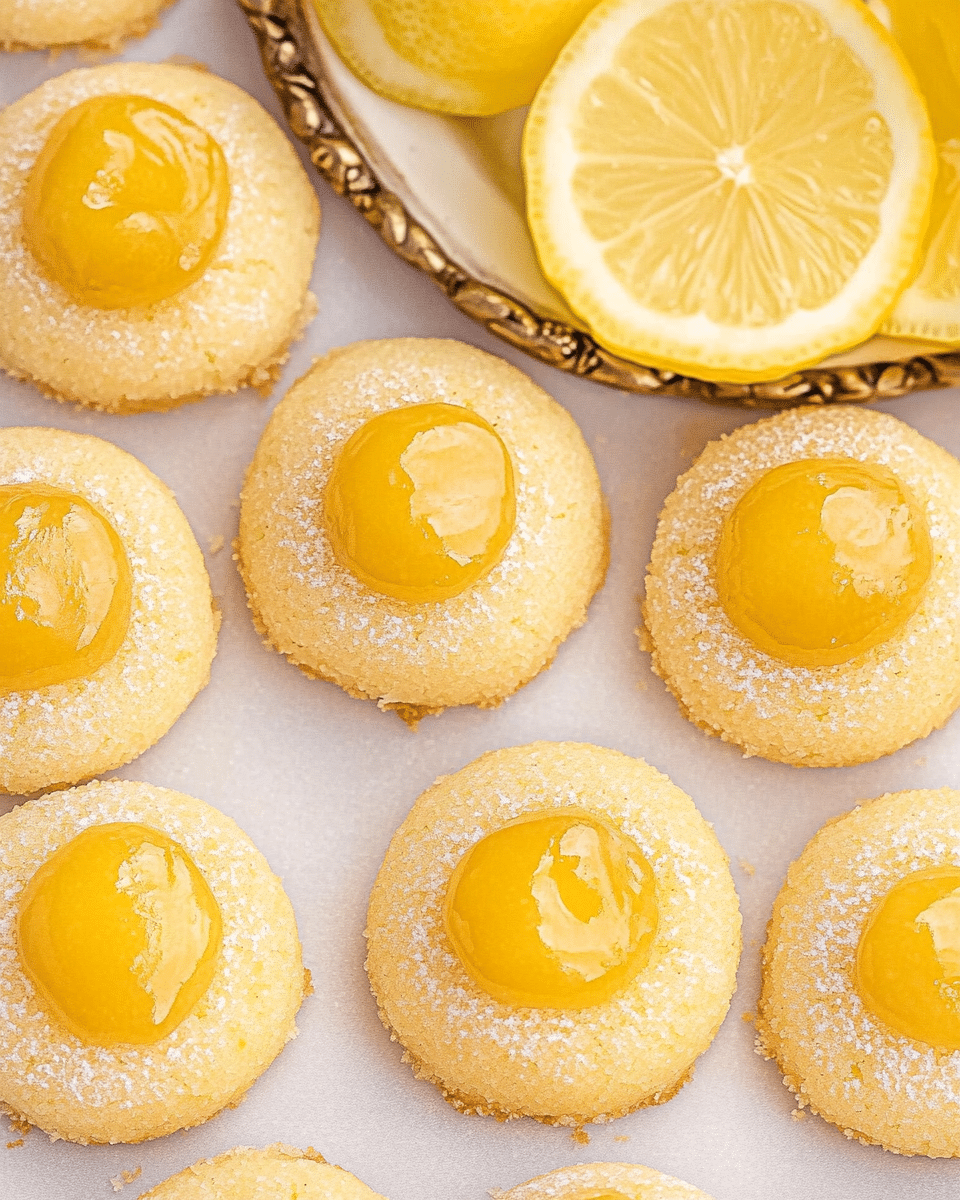 Lemon Thumbprint Cookies