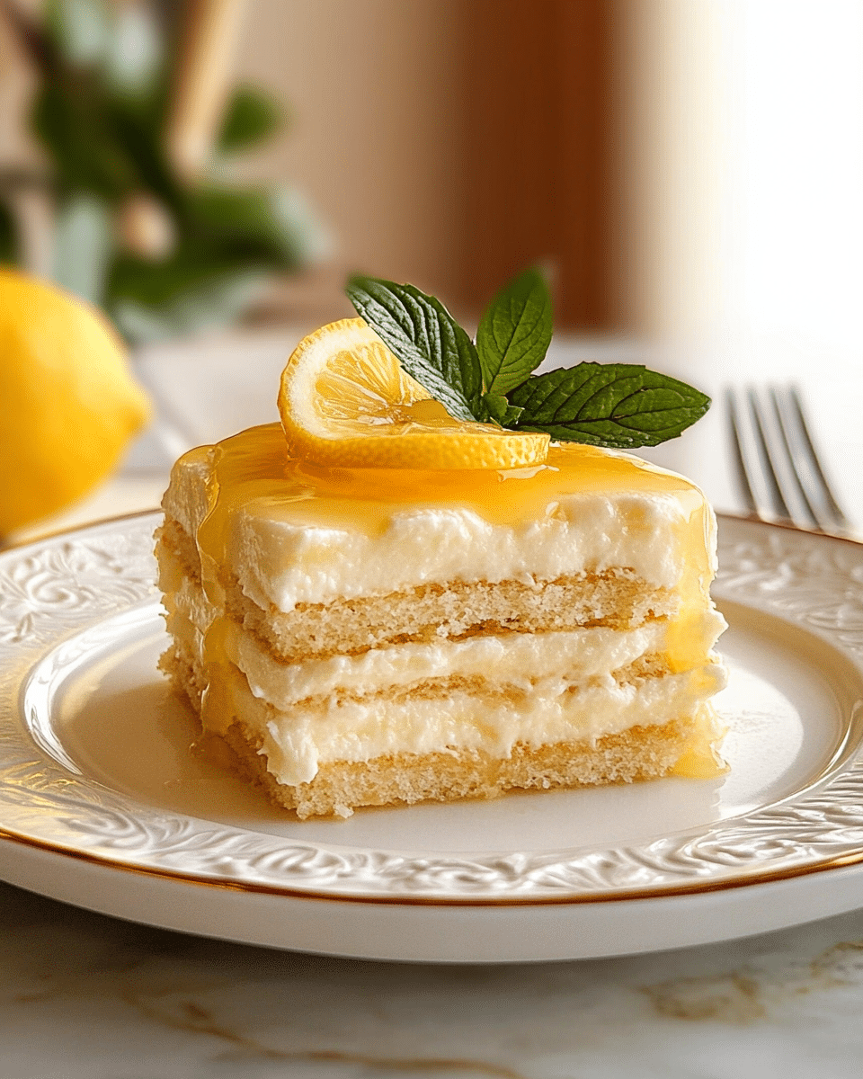 Lemon Tiramisu