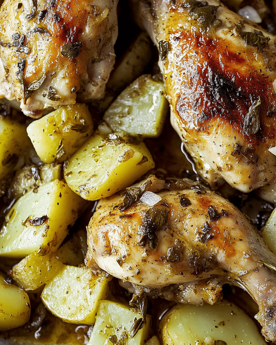 Lemon Greek Chicken and Potatoes