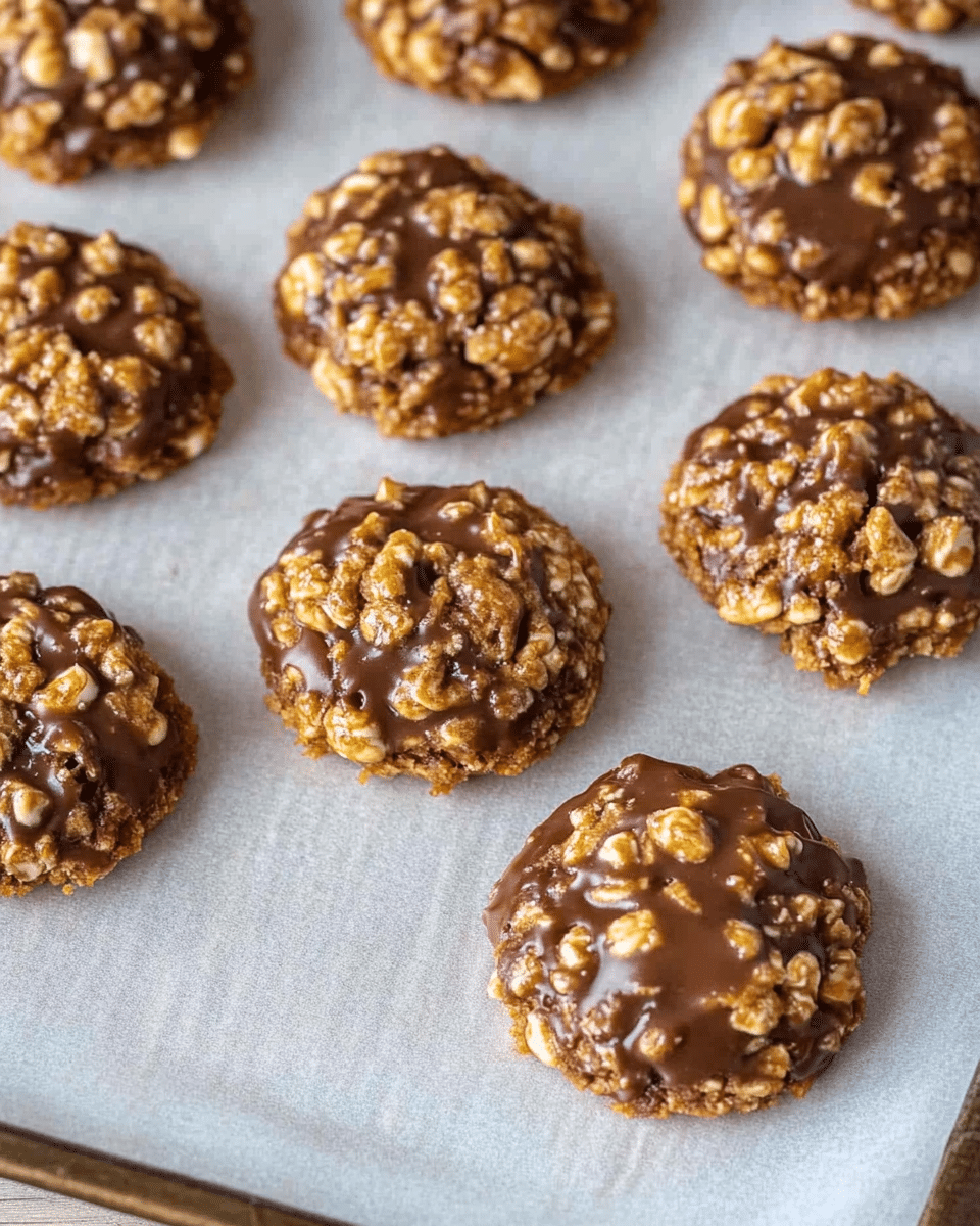 No Bake Caramel Cookies