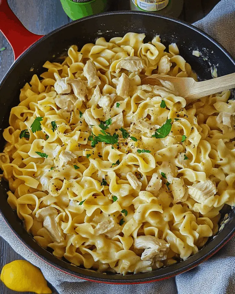 One Pot Chicken and Noodles Skillet