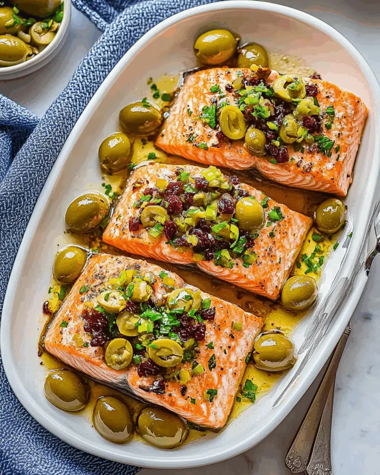 Pan-Seared Salmon with Olives